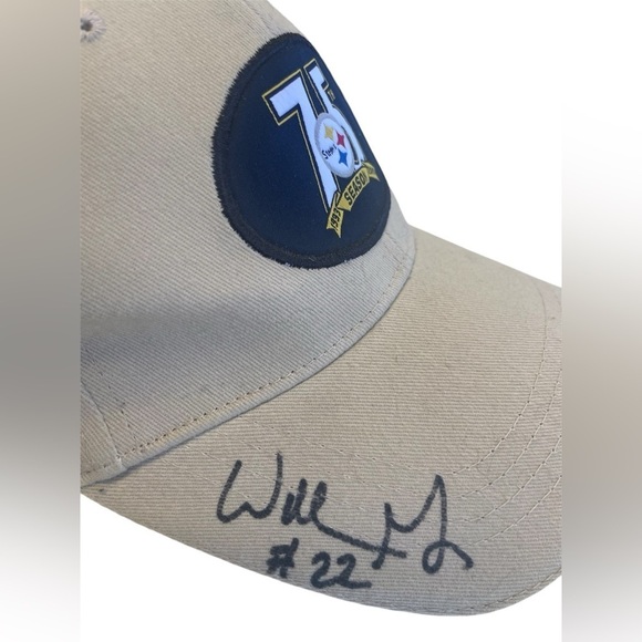 Pittsburgh Steelers Training Camp 75th Season Cap St Vincent College Signed #22 - Picture 2 of 6